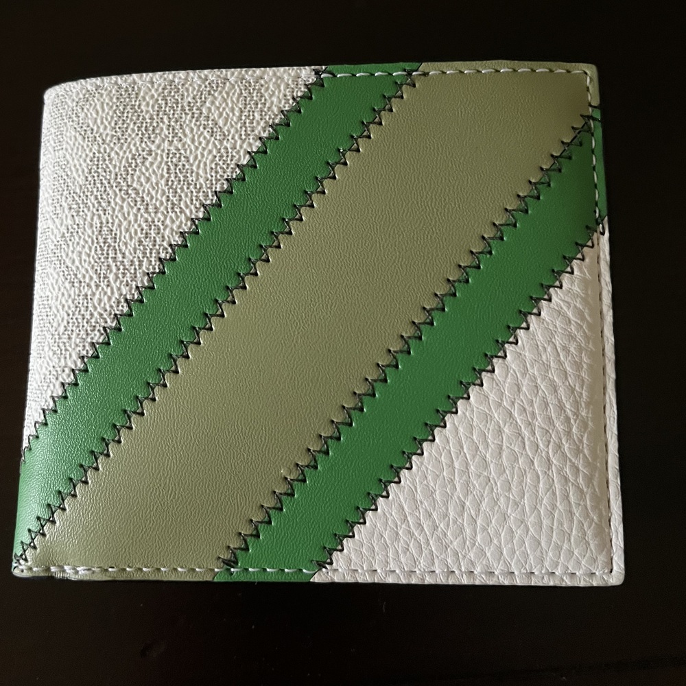 Michael Kors Cooper Logo and Striped Billfold Unisex Wallet